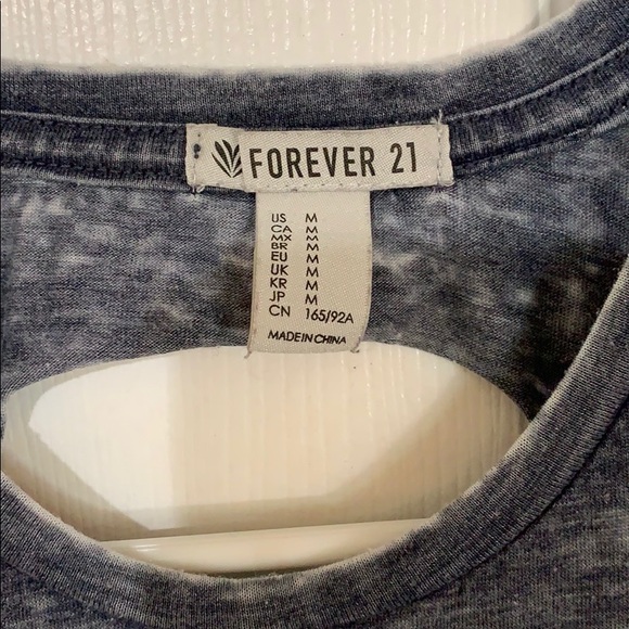 Forever 21 cut tank lounge workout wear size M 🔥 - Picture 3 of 5